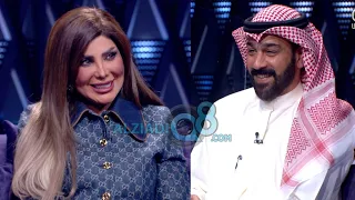 لقاء الفنانة إلهام الفضالة و الفنان شهاب جوهر في برنامج (ليالي الكويت) عن مسلسل أمينة حاف