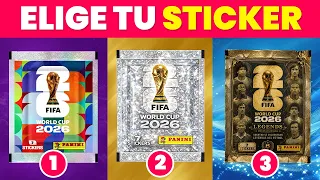 ⚽ QUIEN CONSIGA EL MEJOR STICKER GANA ⚽ ELIGE TU SOBRE PANINI DEL MUNDIAL 🔥🏆 | ¿QUÉ TANTO SABES?
