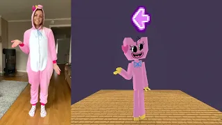 FNF Character Test  Gameplay VS Minecraft Animation  VS Huggy Wuggy In Real Life with @HoneyBunny-du4zv
