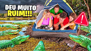 PASSAMOS 24 HORAS NO PÂNTANO DOS JACARÉS! 🐊