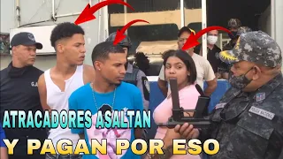 Temible Banda de atracadores es enfrenta por la policía. tremendo lio