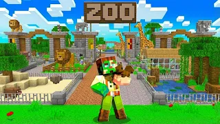I BUILT a ZOO in MINECRAFT! (animals)