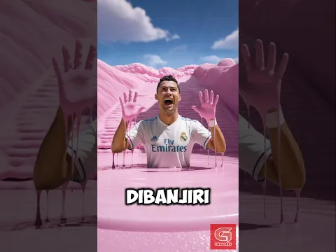 Sekolah kebanjiran eskrim #shorts #shortvideo #ronaldo #messi