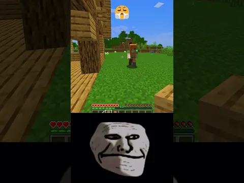 Minecraft￼ patience moment 💀 #shorts