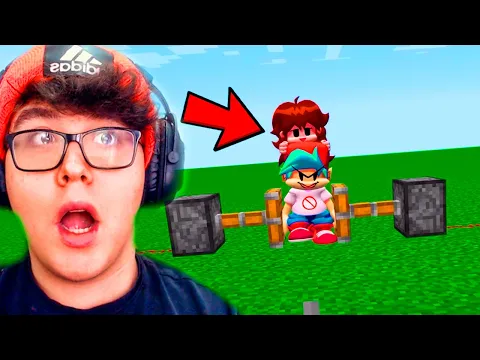 Muchos Mini Boyfriends + Muchas mini Girlfriends de friday Night Funkin en Minecraft #Shorts