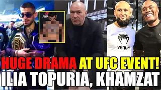 UFC Event gets LAST MINUTE DRAMA, Khamzat Chimaev REACTS to NEWS, Former UFC champ RETURNS, Topuria