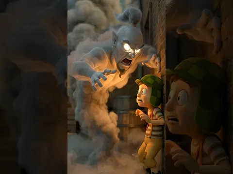 El chavo y el genio de la lámpara!  #memes #humor #infantil