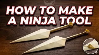 how to make Origami paper Ninja Kunai