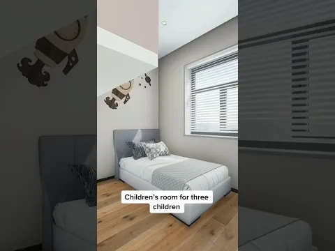 Room for three children's