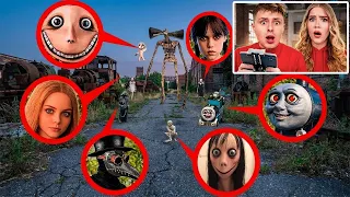 Můj Dron Natočil: Rake, Siren Head, Wednesday a Thomas!