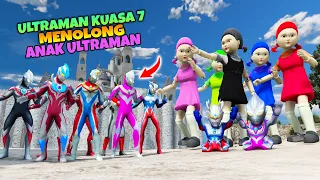 ULTRAMAN CANTIK MEMBEBASKAN ANAKNYA YANG DICULIK DIBANTU ULTRAMAN KUASA 7, GTA 5 ULTRAMAN