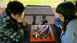 Quiet Chess Match 🤫-My first timed game (juego de ajedrez- video para relajarse)