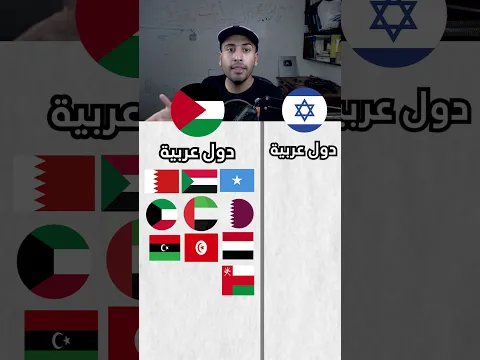 دول عربية فلسطين ضد دول عربية اسرائيل 💔💔