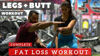 LEGS + BUTT & FAT LOSS WORKOUT! (Hindi / Punjabi)