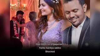 Oye indori or Alisha Rajput ki engagement ne kiya sabko shocked 💍 #engagement #vlog  #oyeindori