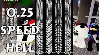 THE HARDEST SONG WITH 0.25 SPEED (BOB) IN ROBLOX FUNKY FRIDAY