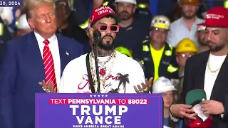 Anuel AA discurso en apoyo a Donald Trump (Subtitulado)