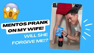 Girlfriend's Dress + Coke EXPLOSION 💥🥤😂 #prank #shorts