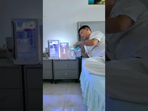 Don't cry, your dad said that with this three-in-one sterilizing milk foaming set, you won't be hu