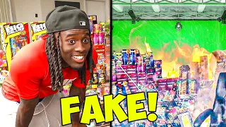How Kai Cenat FAKED Blowing Up His Room..💔
