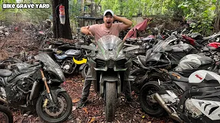 Abandoned Bike’s Grave Yard Ninja H2R ?