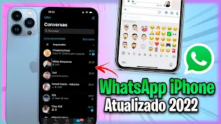NOVO! COMO DEIXAR O WHATSAPP IGUAL DO IPHONE 13 PRO MAX (INCRÍVEL❤)