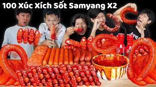 Người Cuối Cùng Ngừng Ăn 100 Cái Xúc Xích Sốt Cay SamYang x2 Sẽ Thắng 10 Triệu