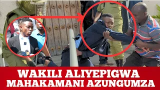 WAKILI WA LISSU ALIYEPIGWA MAHAKAMANI AZUNGUMZA KWA UCHUNGU