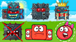 ЭТИХ БОССОВ ДЕРЖАЛИ В СЕКРЕТЕ ❌ RED BALL 4 СБОРНИК АНИМАЦИЙ ПРО КРАСНЫЙ ШАРИК И КВАДРАТА от СПУДИ