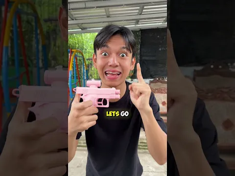 prank adek gua si rakha pake pistol air mainan ini🤣 #freefire #andrast