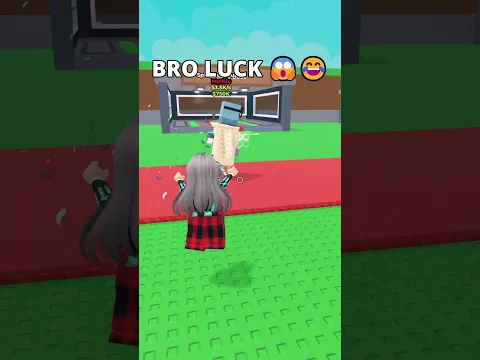BRO LUCK 😱😂