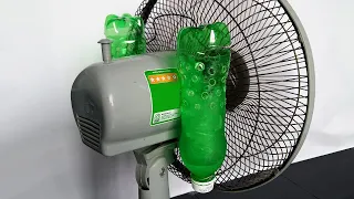 Fabrique mi propia Aire Acondicionado en casa con 1 ventilador y Botella plastica ! No mas Calor