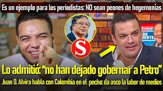 NECESITAMOS PERIODISTAS ASÍ, Juan Diego Alvira canta la tabla a medios: "están crucific4nd0 a Petro"