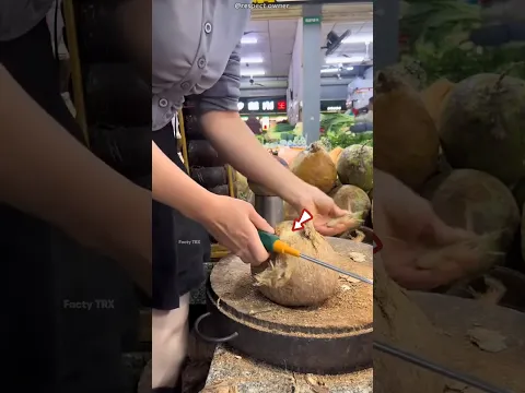 Amazing Coconut Cutting Skills in China & Japan 🥥🔥#shots #facts