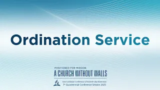 Ordination Service | ECC Conference Session 2025 | 16 August 2025