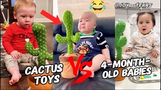 baby Cry At Talking Cactus Toy#shorts#love#funny#comment#like#live#life