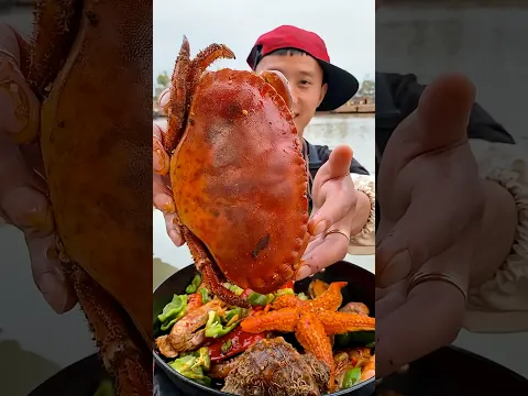Eating seafood #food #mukbang