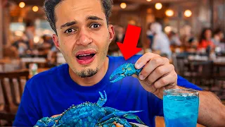24 HORAS COMENDO APENAS A COMIDA DA SUA COR! *passei mal?