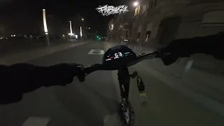 Chasing Down the Police on My Kukirin G4 E-Scooter!!! (GOT CAUGHT?!?) NEW Finger Horn FH60 PIDZOOM