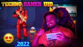 techno gamer free fire ID!! techno gamer ff ID garena ff  techno gamer UID number #technogamerz