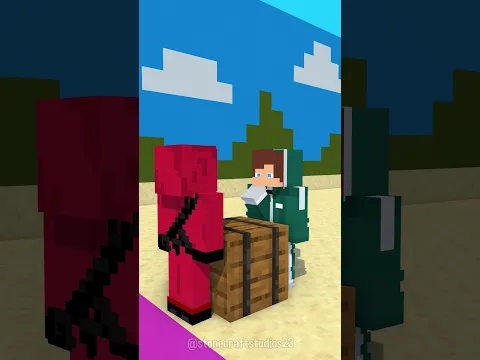 Squidgame:Slap challenge-4 Friends vs Soldiers-Minecraft Shorts#squidgame #minecraft #funnyanimation