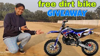 Dirt bike free giveaway  #giveaway