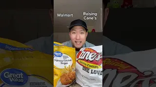 Raising Cane’s vs Walmart Chicken Fingers🍗