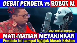 PERTAMA KALI DI TERJADI DI INDONESIA - PDT. ESRA AJAK ROBOT AI MASUK KRISTEN