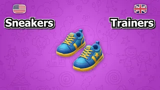 American vs British English | Same Words with Different Names | Learn English