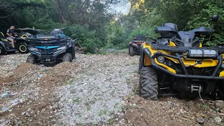 Can-Am / CFMOTO / AODES Big Tree On Our Trail | Extreme ATV Trail Ride Adventure 4x4 Offroad