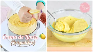 CREMA DE LIMON | Brigadeiro de limón (Relleno para tortas) #brigadeiro #cremadelimon #relleno