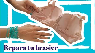 Cómo reparar un BRASIER que se ha estirado en la parte de espalda | Tip de Costura | SANDRA PADILLA