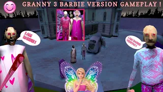 Granny 3 barbie gameplay in tamil/Granny 3 barbie/horror/on vtg!