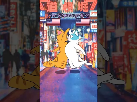 Language barrier (animation meme) IB: iyakhyarov #shorts